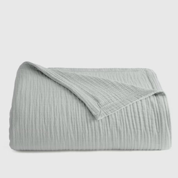 QUINCE Organic Airy Gauze Duvet Cover King/Cal King Mist 5007